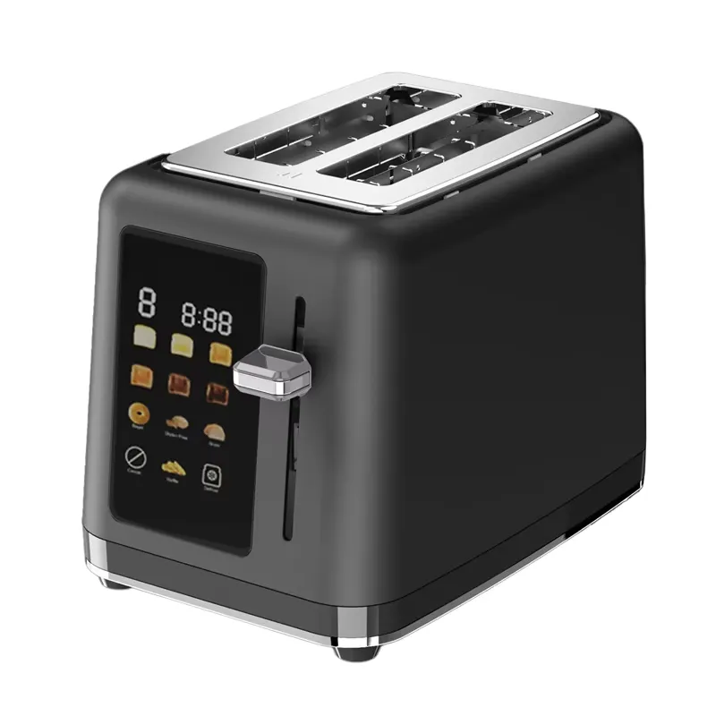 Toaster - 1/2/3/4-Scheiben Smart Touch Toaster mit Farbdisplay,