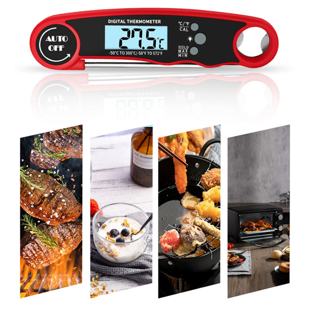 Air Fryer - Digitales Fleischthermometer – Sofort ablesbares Lebensmittelthermometer