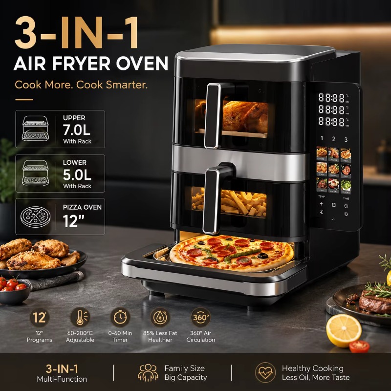 Elektrische Heißluftfritteuse, – Air Fryer Bewertung und Preis