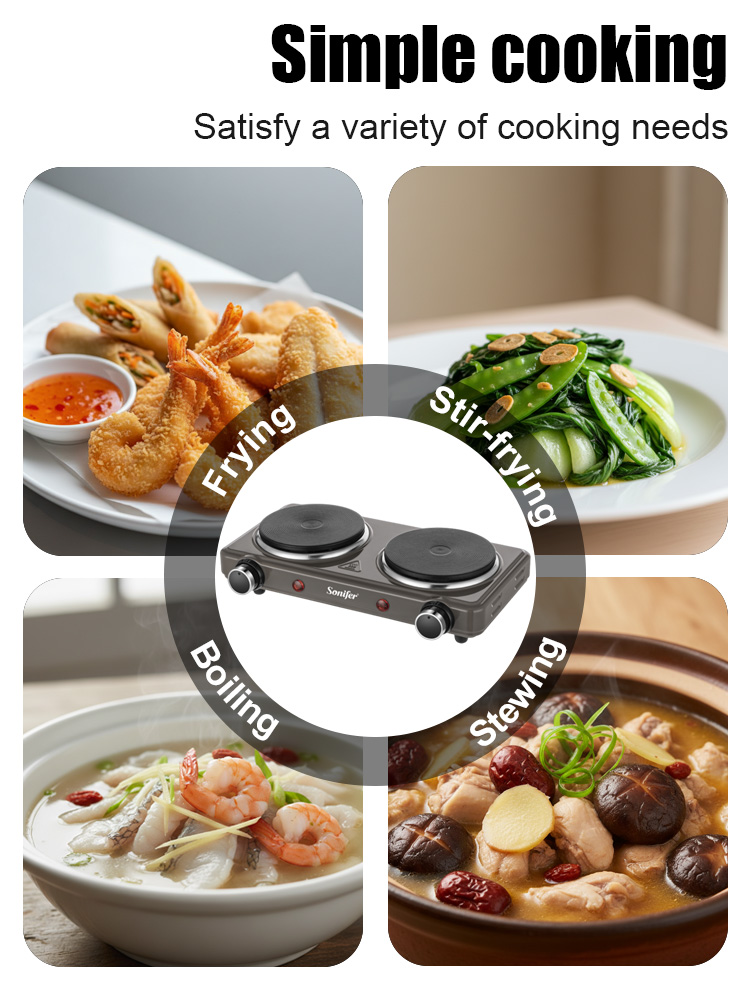 Doppelbrenner Elektroherd Soni – Induction Cooktop Portable Bewertung und Preis