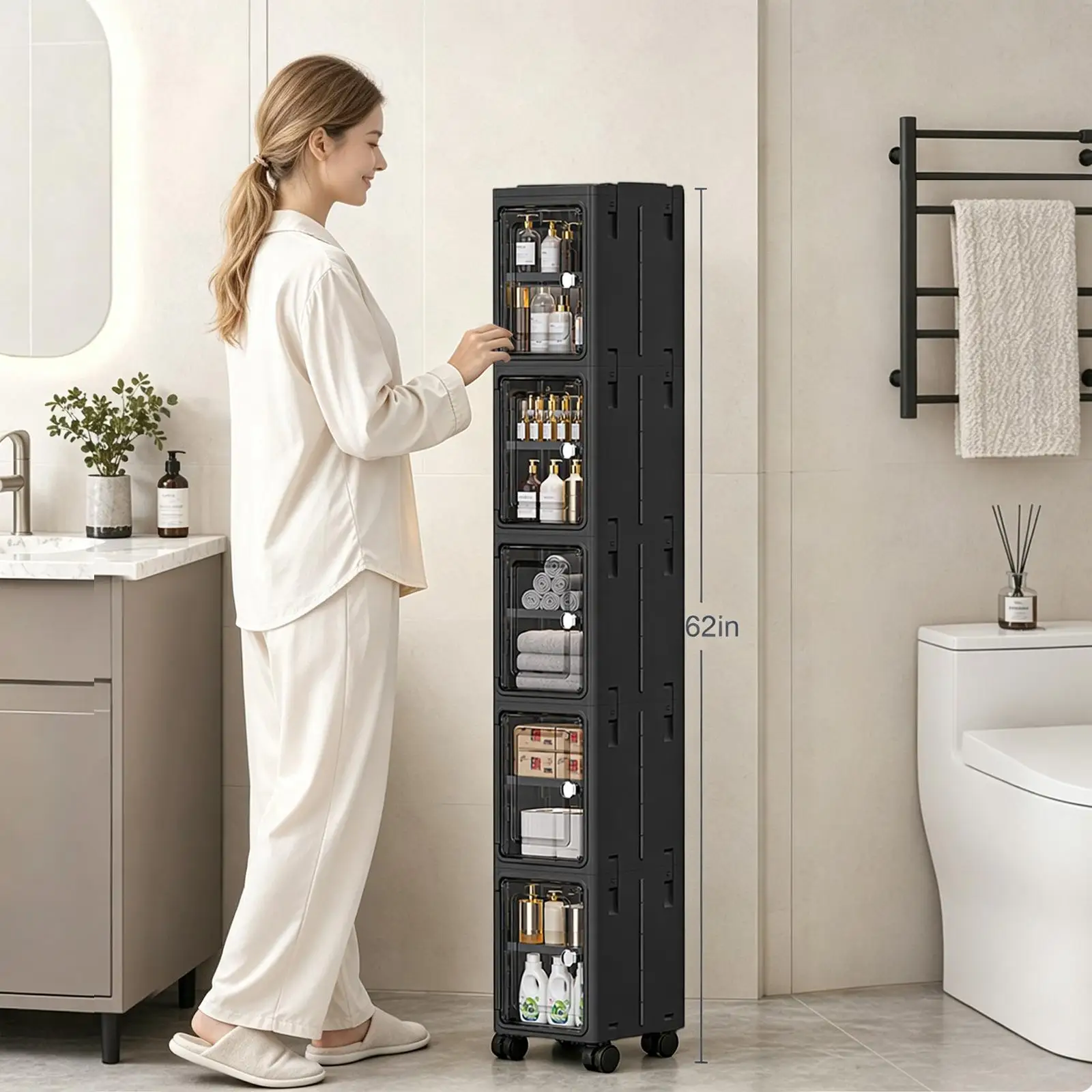 5-stöckiger, schmaler, schmale – Kitchen Appliances Cabinet Bewertung und Preis