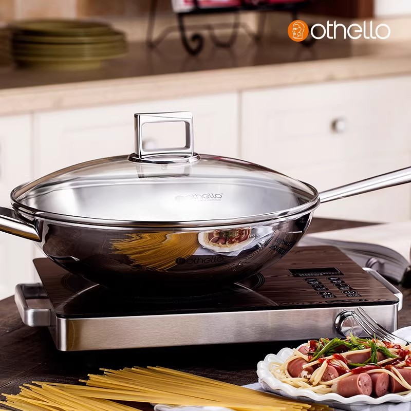 18/10 Edelstahl-Wok mit Glasde – Induction Cooker Bewertung und Preis