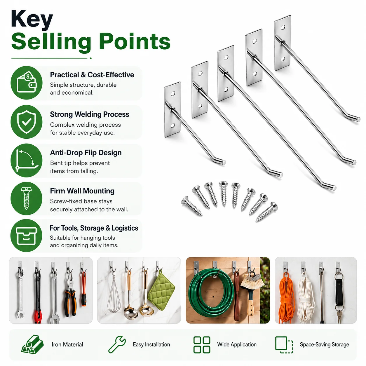5–25 Stück Wandhaken mit Schra – Kitchen Appliances Cabinet Bewertung und Preis