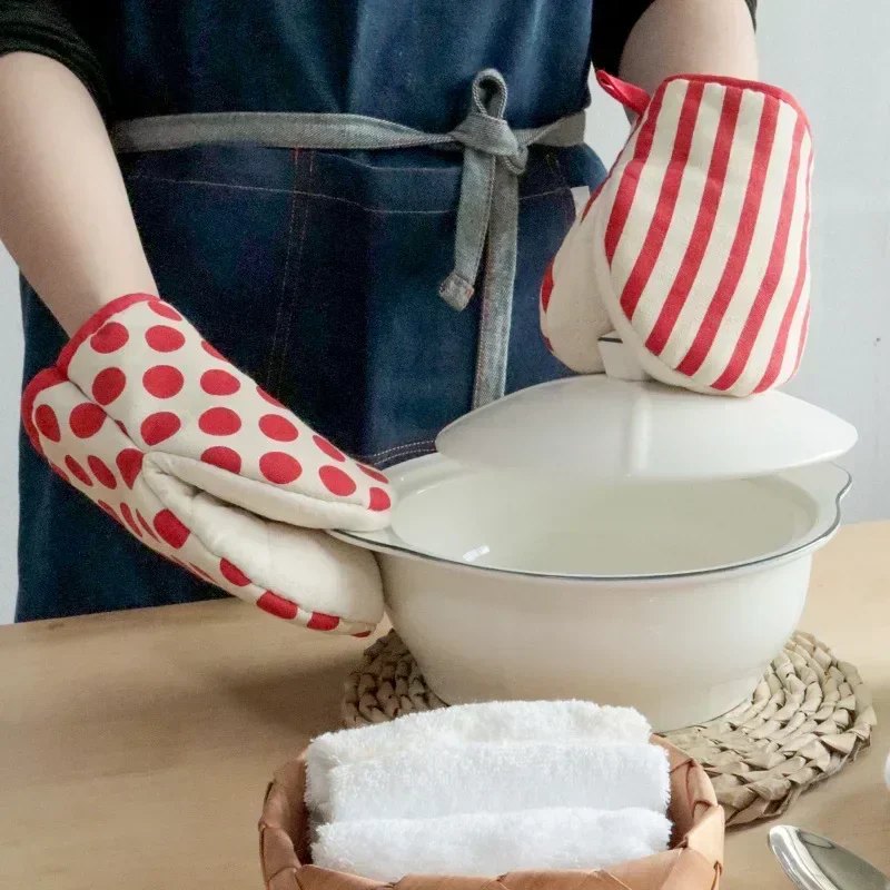 1 Paar Baumwoll-Ofenhandschuhe – Microwave Oven Bewertung und Preis