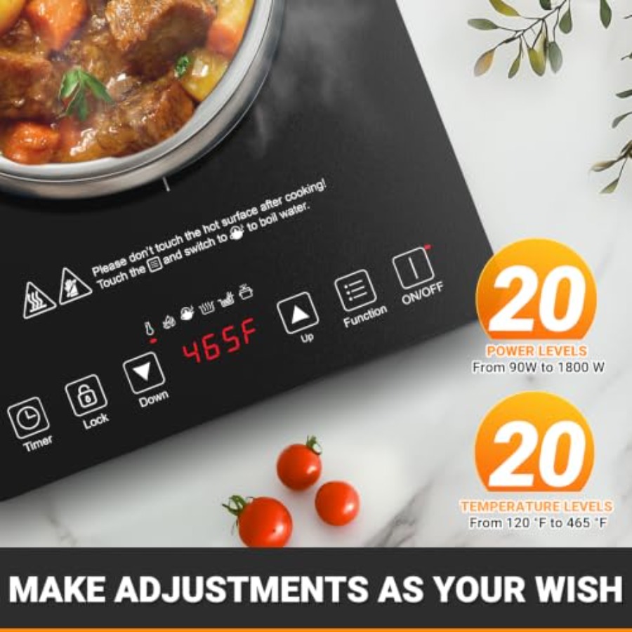Tragbares Induktionskochfeld f – Induction Cooktop Portable Bewertung und Preis